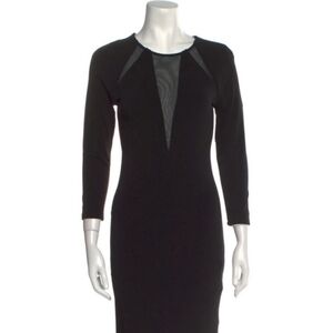 Alice + Olivia Classic Black Long Sleeve Dress